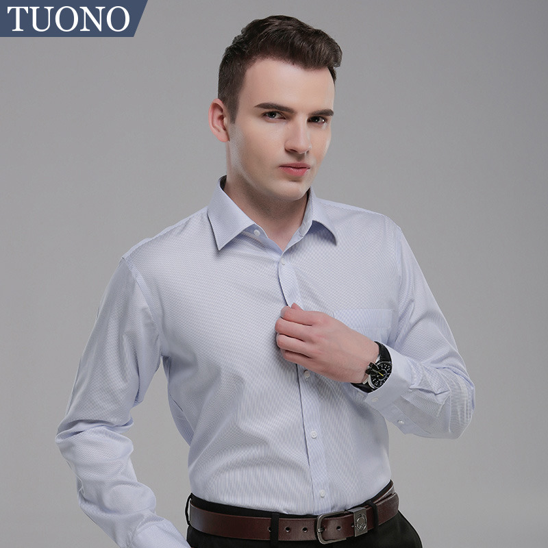 成衣免烫全棉商务大码男士衬衫