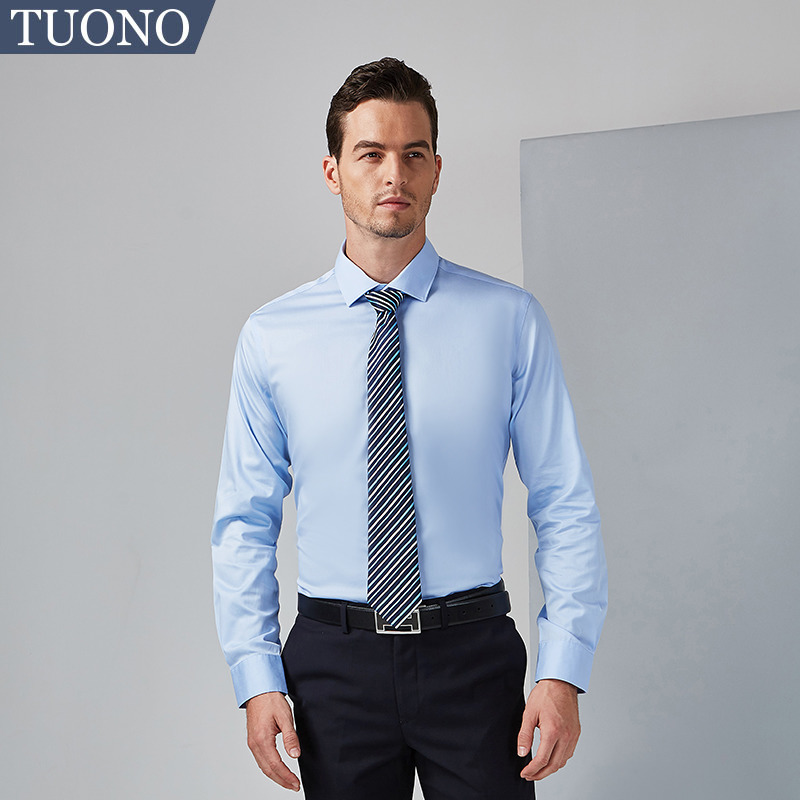 弹力商务DP成衣免烫衬衫