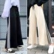 春夏裤 潮 女学生宽松显瘦加绒宽松休闲裤 子女韩版 风垂感森系阔腿裤