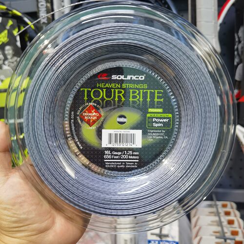 Solinco索林科Tour Bite网球线ROUGH粗糙版聚酯线耐用性旋转控球