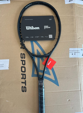 Wilson威尔胜专业网球拍PRO STAFF V14 noir小黑拍郑钦文同款球拍
