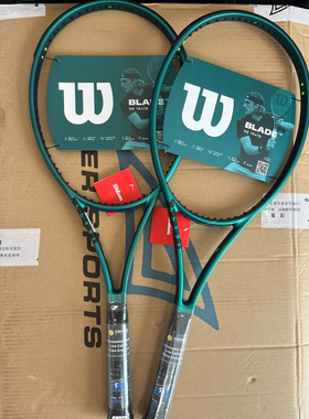 Wilson威尔胜网球拍24新款BLADE V9萨巴伦卡同款专业拍全碳素305g