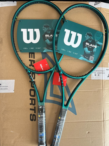 Wilson威尔胜网球拍24新款BLADE V9萨巴伦卡同款专业拍全碳素305g
