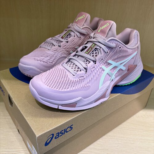 ASICS亚瑟士26澳网网球鞋女COURT FF3全能型包裹性粉色专业运动鞋