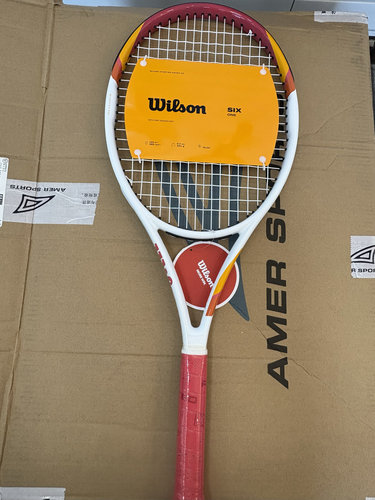 Wilson威尔胜网球拍SIX ONE轻量大拍面 舒适进阶碳素初学者大学生
