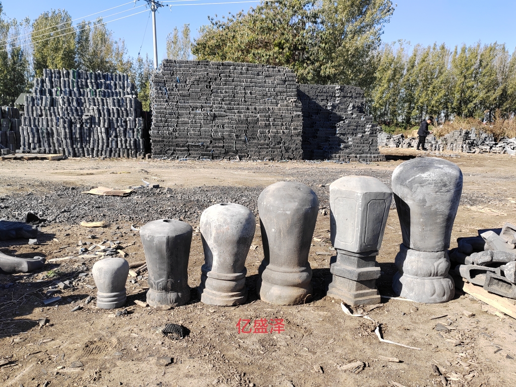 凉亭中式屋顶宝顶瓦别墅亿泽