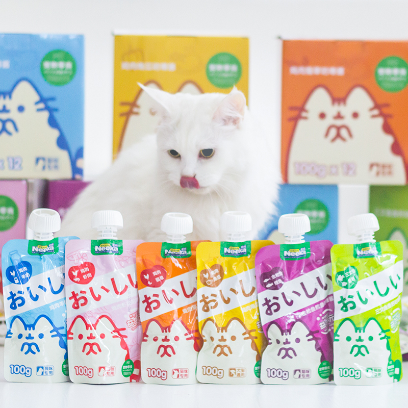 呢咔咕噜酱猫狗宠物零食肉泥营养