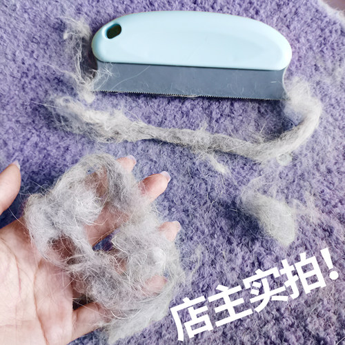 清理宠物猫咪掉毛发刮毛板