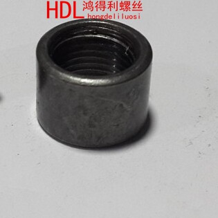 灯饰五金公制圆螺母m10细牙本色