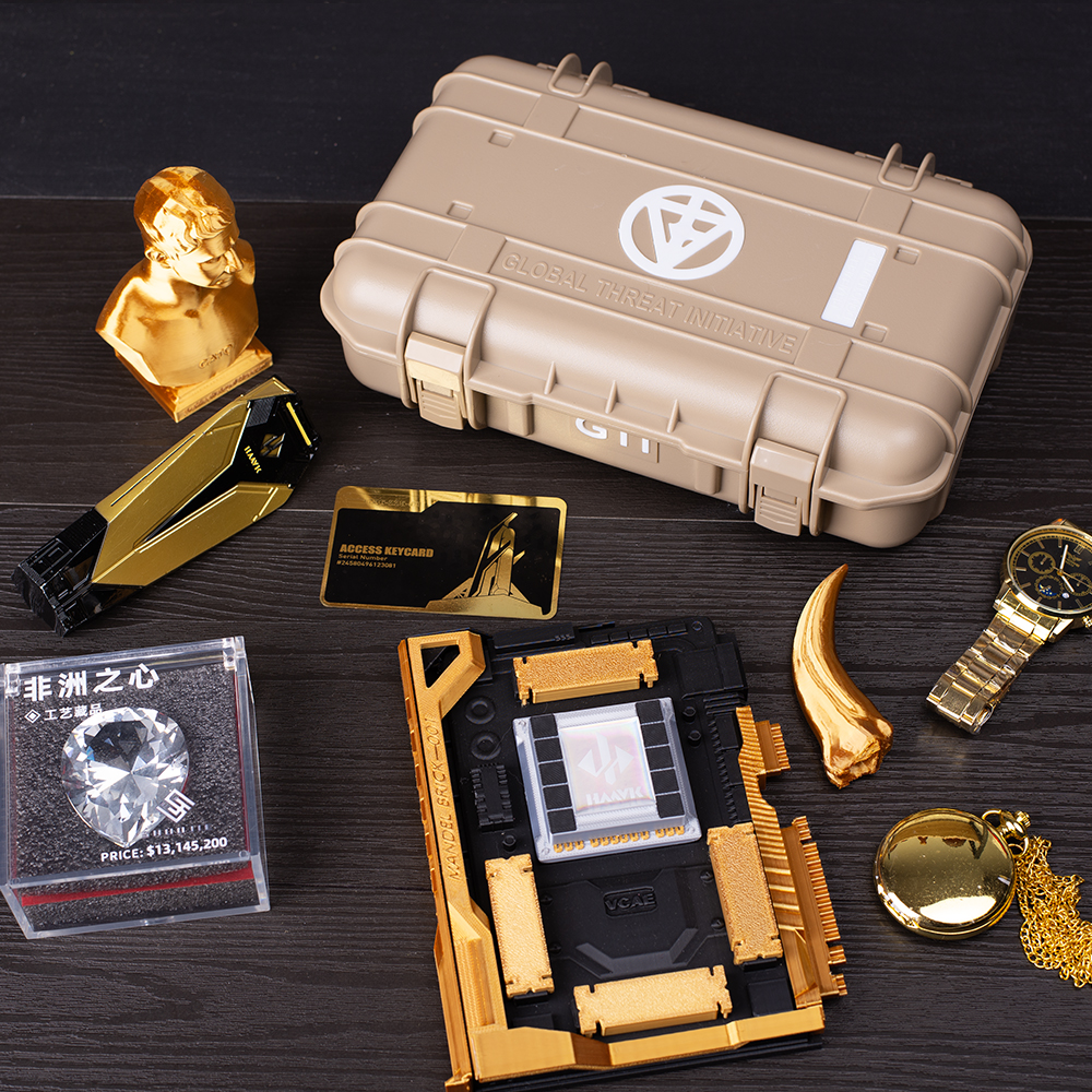 三角洲行动实物盲盒玩具摆件周边曼德尔砖超算单元GTI干员礼物