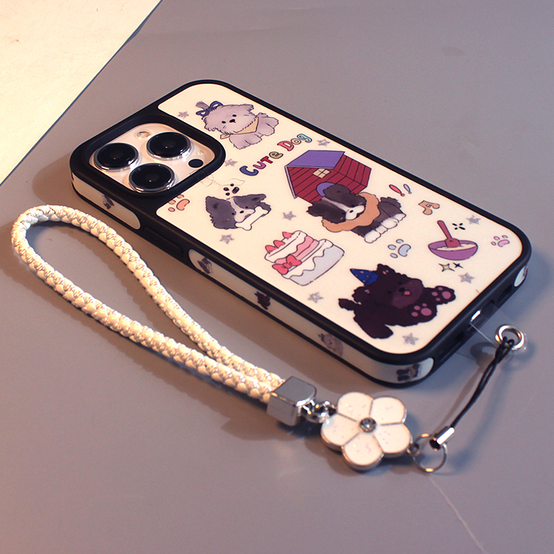 卡通蛋糕房子狗狗适用苹果手机壳