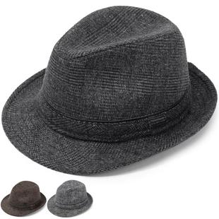 男士礼帽中老年人帽子男冬季保暖爸爸爷加厚春秋老爸帽子秋冬老人