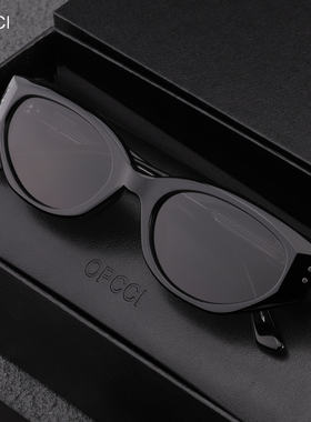 OPCCI GM太阳眼镜秦岚同款猫眼墨镜女款2025新款rococo小脸