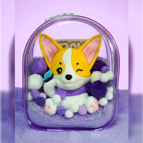 许嵩呼吸之野格洛米娃包明星周边柯基收纳装饰可爱萌宠公仔保护套