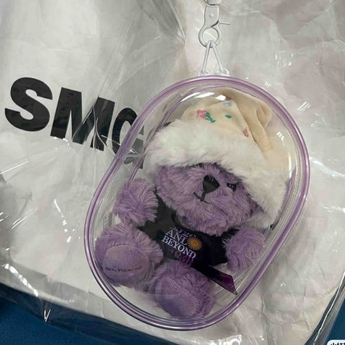 林俊杰小熊胖宝外出痛包