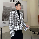 2026秋款气质百搭小香风复古粗花呢格子外套W2217P125，女装短外套，电商C212