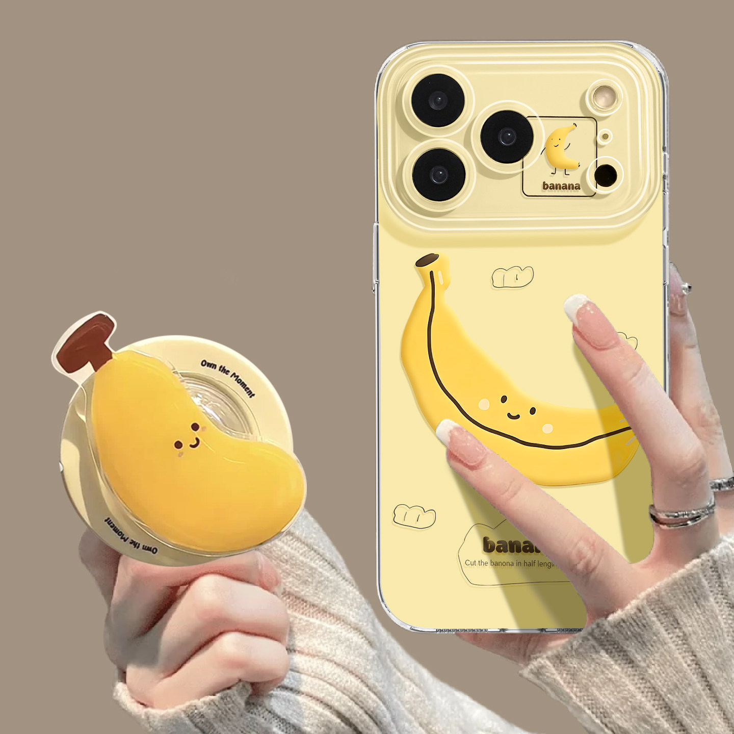 适用苹果17promax手机保护壳新款iphone17不会撞壳可爱15香蕉pro创意max磁吸13带支架14防摔16套17pro新品图片