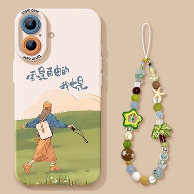 优思顿适用苹果17手机壳iphone17promax新款16pro超好看14超火自由13绿色15pro硅胶11带挂绳12女17air套17pro