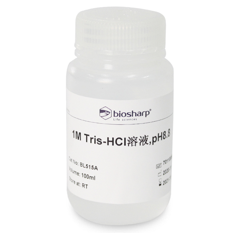 白鲨Biosharp BL515A BL515B 1MTris-HCl溶液pH8.8 进口试剂配制