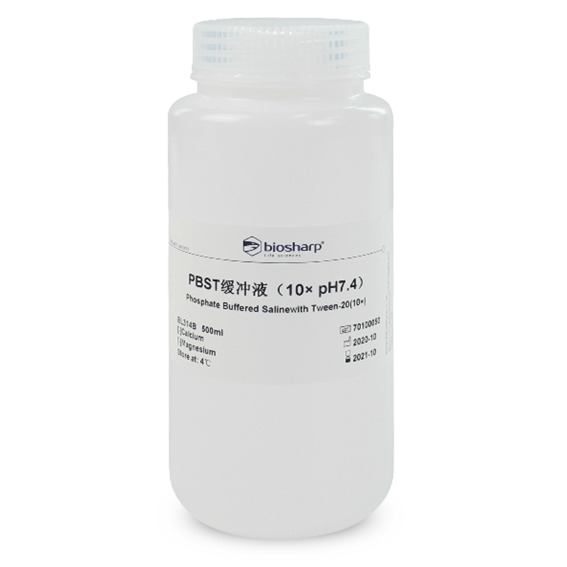 白鲨 Biosharp BL314B PBST缓冲液 10X pH7.4 500ml