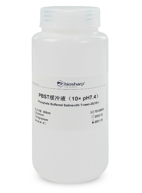 白鲨 Biosharp BL314B PBST缓冲液 10X pH7.4 500ml