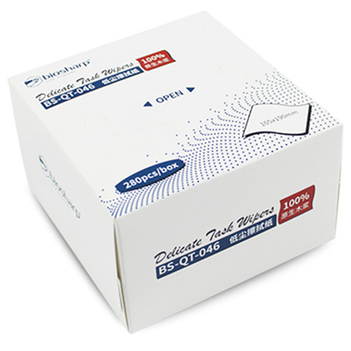 白鲨 Biosharp BS-QT-046 低尘擦拭纸 实验室擦拭纸 280张/盒