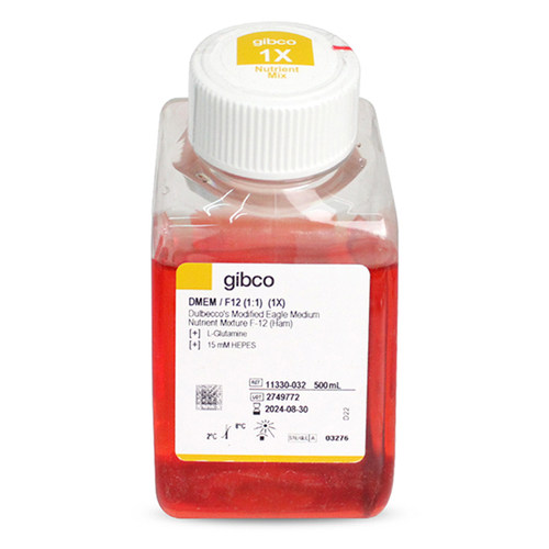 Gibco 11330-032 DMEM/F-12 培养基（含L-谷氨酰胺 HEPES）500ml