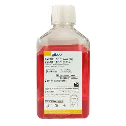 Gibco C11330500BT 国产DMEM/F-12培养基（含L-谷氨酰胺，HEPES）