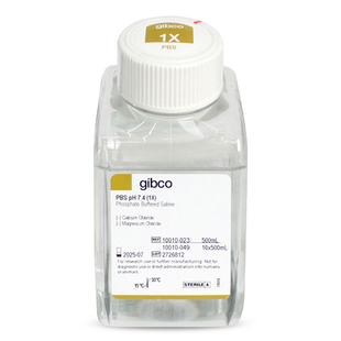 磷酸盐缓冲溶液 酚红 Gibco 023 钙 镁离子 不含 10010 pH7.4