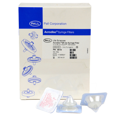 PALL 4612 0.2um 4614 0.45um 25mm一次性针头过滤器 已灭菌过滤