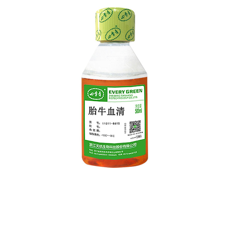 四季青 11011-8615 无噬菌体低内毒素优级胎牛血清  500ml/瓶
