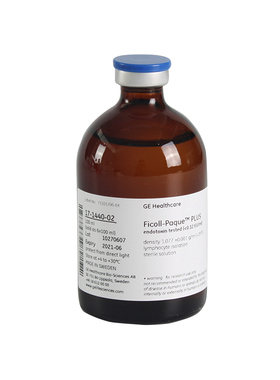 Cytiva 17-1440-02 FICOLL-PAQUE PLUS 淋巴细胞分离液 100ml/瓶