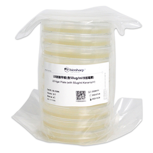 白鲨biosharp BL1339A LB琼脂平板(含50ug/ml卡那霉素)即用型平板