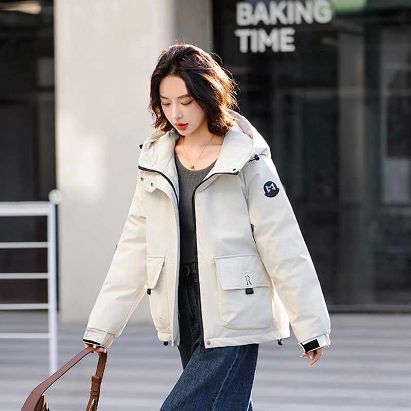 彩色系连帽短款棉服外套女2025冬季新款时尚棉衣宽松保暖工装棉袄,女装/女士精品,棉衣/棉服,淘宝优惠券,粉丝福利购,淘宝优惠卷