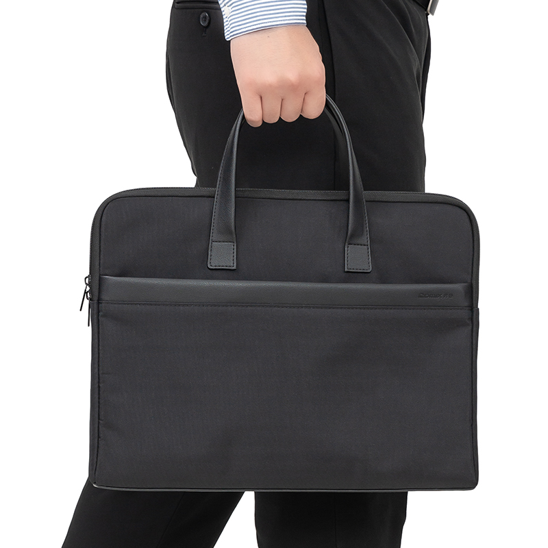 齐心公文包A8165手提袋文件袋手提拉链袋文件包防水手提包男士女士牛津布公文袋收纳商务办公培训班资料袋包
