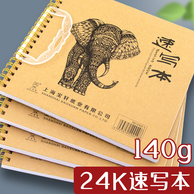 玛丽速写本24k线环纸张封面学生