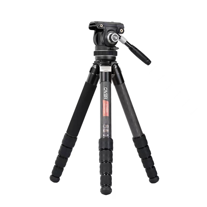 Cayer卡宴CT5480S户外打鸟碳纤维摄像三脚架便携式