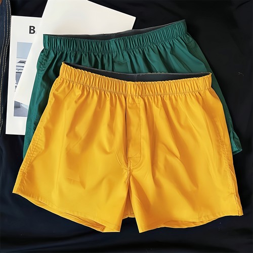 男士纯棉透气宽松阿罗平角内裤