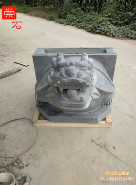 石雕金钱龙龟青石龟驼碑功德碑汉白玉墓地王八驮石碑奢华
