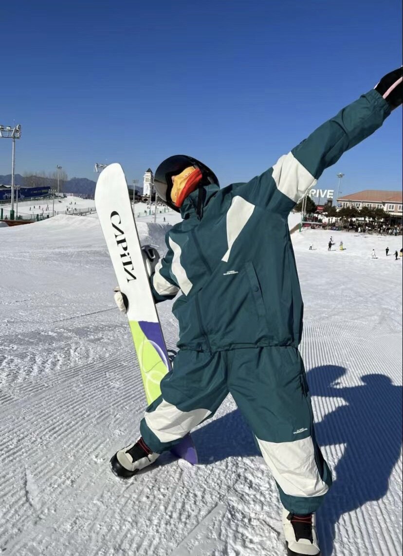 李宁滑雪裤防风防水男女款宽松休闲运动外套AFDR976 AYKR978