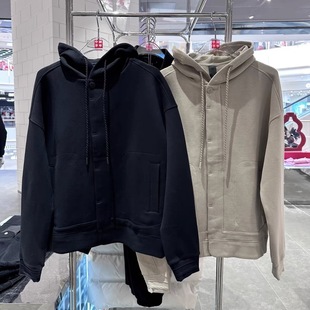 中国李宁成龙联名外套功夫系列男女保暖宽松开衫连帽卫衣AWDV621