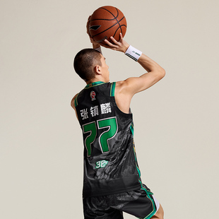 李宁CBA篮球系列辽宁队张镇麟球衣男拼色舒适透气篮球背心AAYU817