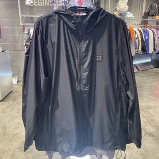 中国李宁vital防晒男女同款 休闲薄外套AFDUA61 运动风衣宽松型时尚