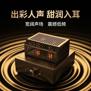 声丽美4胆发烧HIFI胆机大功率蓝牙功放电子管USB数播3.5音频输入