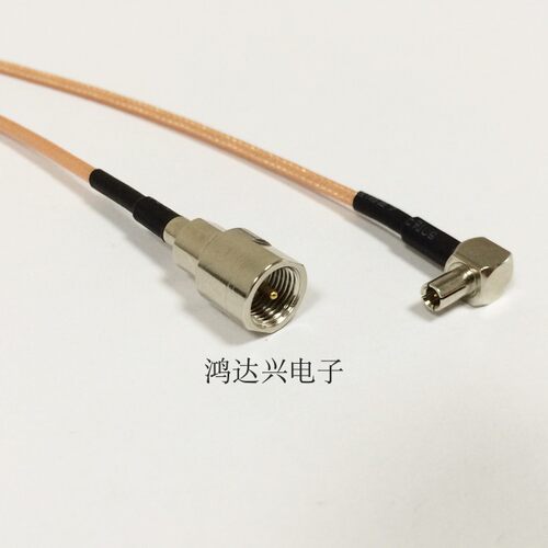 FME-J公转TS9/S197 RG316线 ZTE华为网卡天线转接线 信号测试线