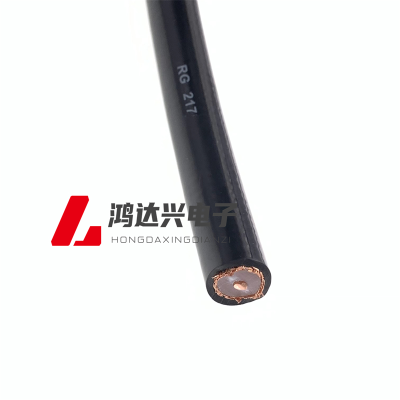 RG217大功率高压射频同轴电缆 适配HN/DIN/LC/N/UHF大功率连接器