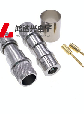 QMA-J-7连接器 无人机信号增强适配器 QMA公 适配LMR400/7D/RG8U