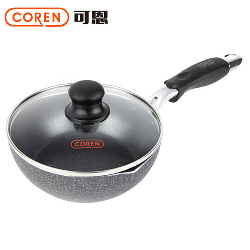 可恩COREN不粘锅无油烟麦饭中韩