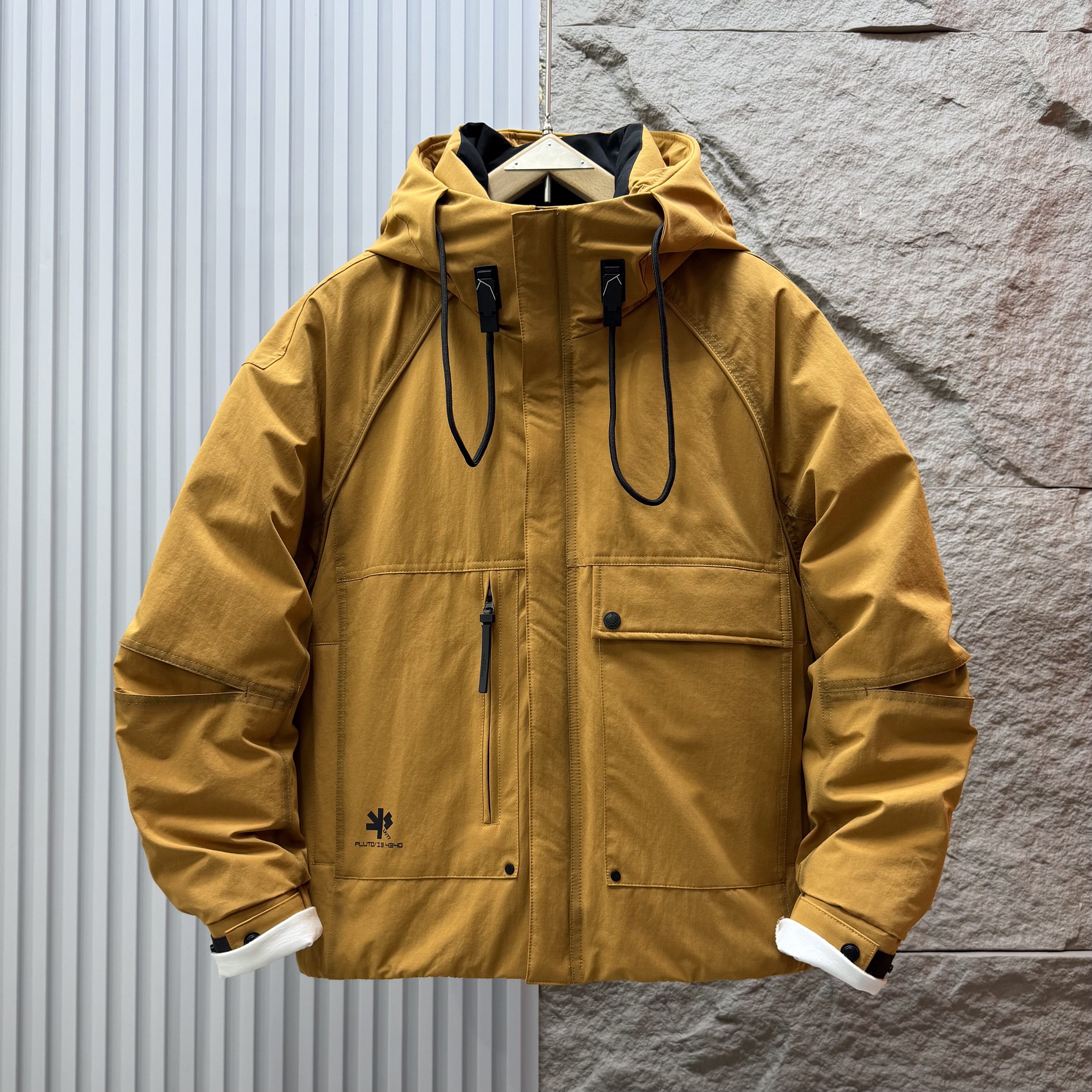 2025潮牌连帽羽绒服冬季男休闲