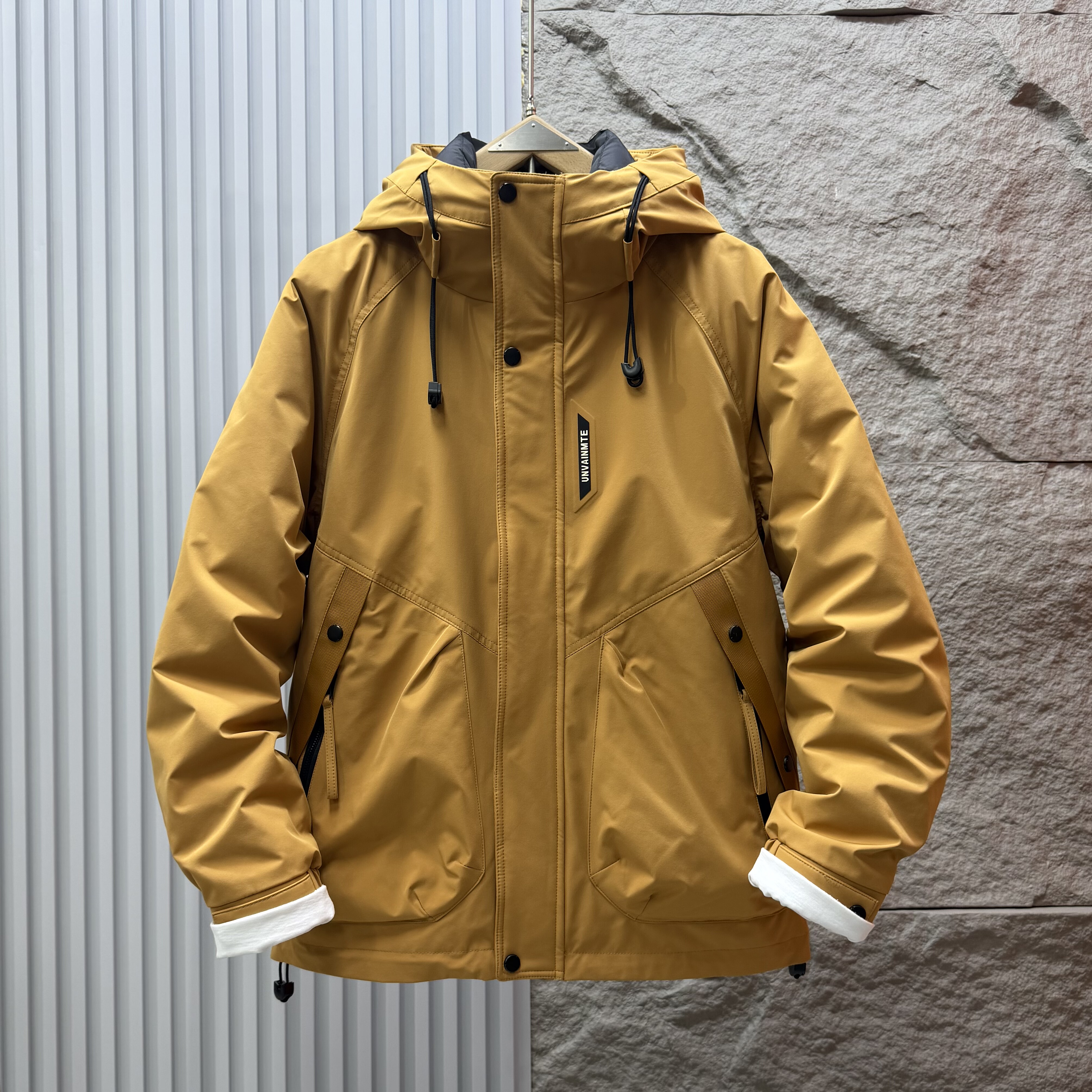 冬季新款连帽三合一冲锋衣羽绒服男女同款可拆卸内胆50白鸭绒外套